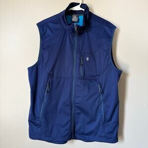 Little Donkey Andy Mens XL Softshell Vest Zip Front Sleeveless Jacket Gorpcore